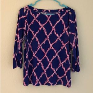 Lilly Pulitzer Coral Pattern Top